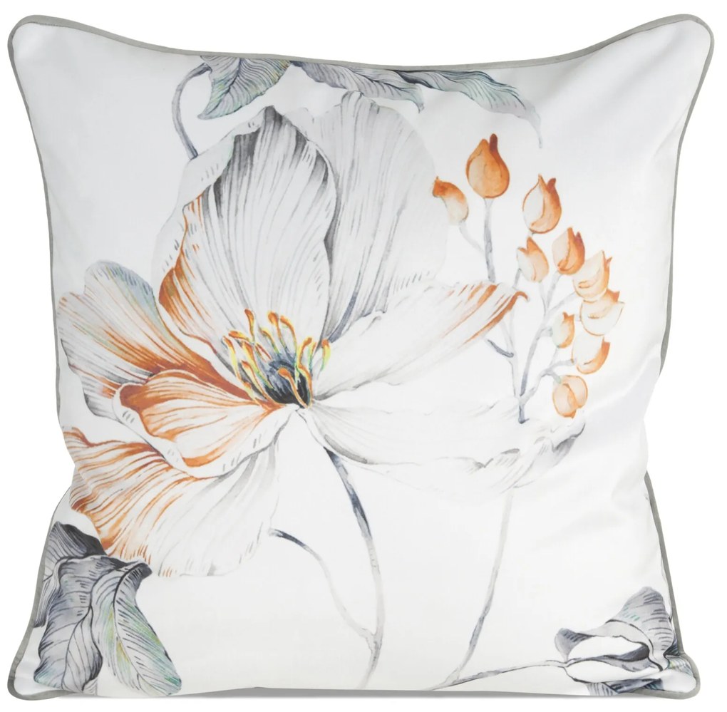 DEKORAČNÁ OBLIEČKA NA VANKÚŠ PREMIUM AMELIA 60X60 CM KVETY