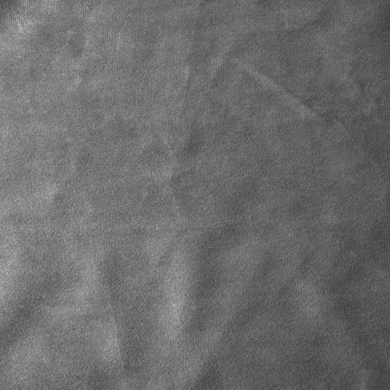 Sivý zamatový záves na krúžkoch ROSA 140x250 cm