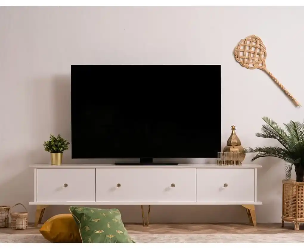 IDEA nábytok TV stolík ISTANBUL 56A biely | BIANO