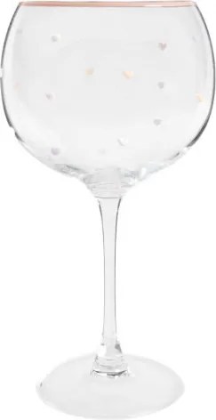 Pohár AMANTI so srdcami 731747 550 ml