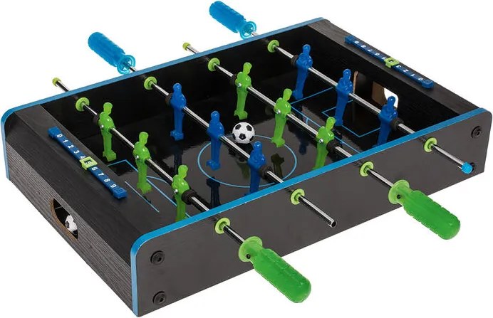 Stolný futbal svietiaci v tme