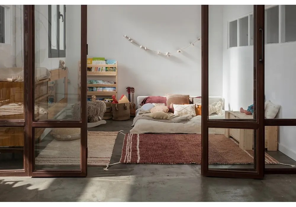 Bavlnený koberec v tehlovej farbe 80x140 cm Twin Toffee – Lorena Canals