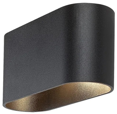 Rabalux 7023 - Nástenné svietidlo KAUNAS 1xG9/10W/230V čierna