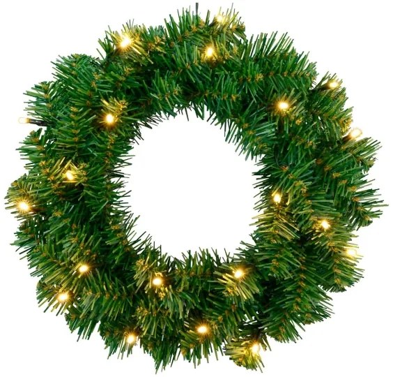 Eglo 410926 - LED Vonkajší vianočný veniec so senzorom 20xLED/0,064W/3xAA IP44