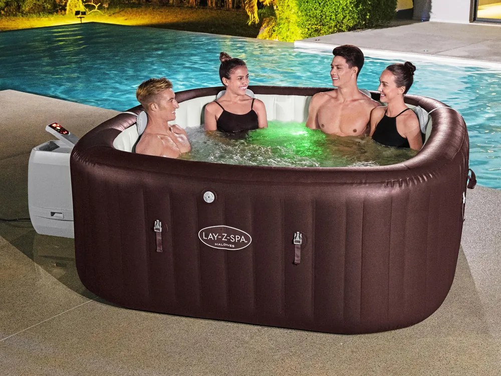 Vírivka Lay-z-Spa Maldives Pro7 2025 jacuzzi WiFi app LED pre 5-7 osôb Bestway 6001U