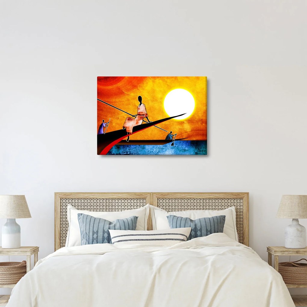 Obraz dobovej starovekej maľby (70x50 cm)