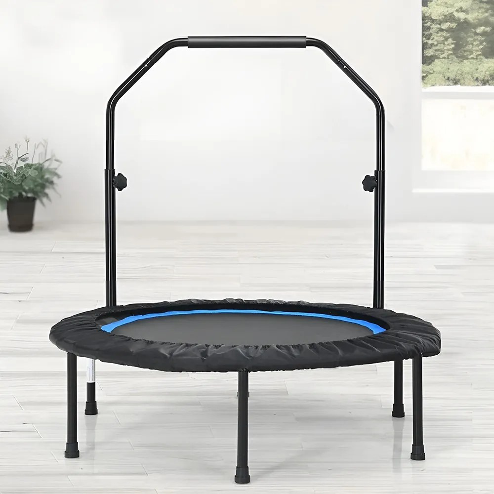 Fitness trampolína s madlom