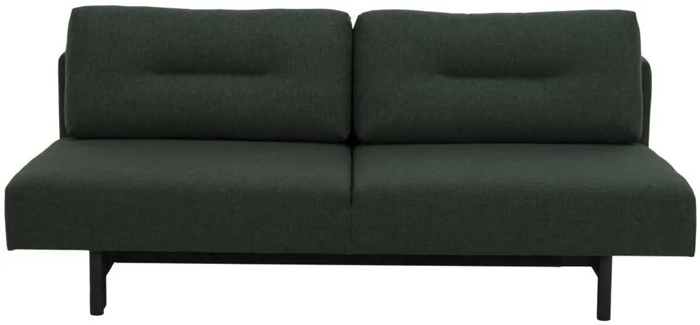 Dvoumístná rozkládací pohovka Malling tmavě zelená