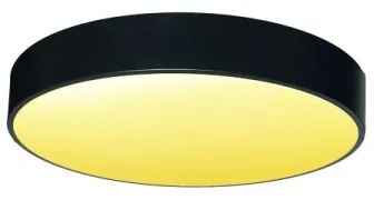 LED Stmievateľné stropné svietidlo LED/50W/230V 3000-6500K čierna +dálkové ovládanie