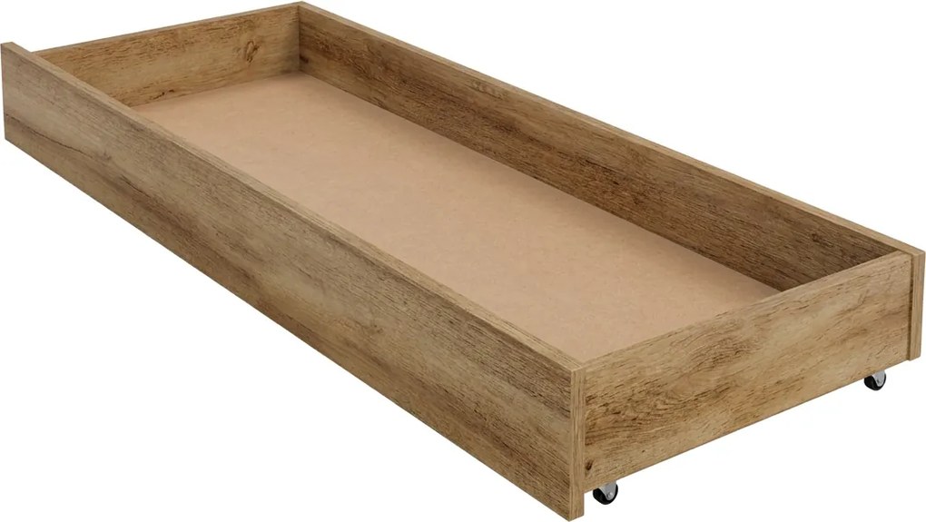 Úložný box pod posteľ ELISA 200 cm, dub artisan