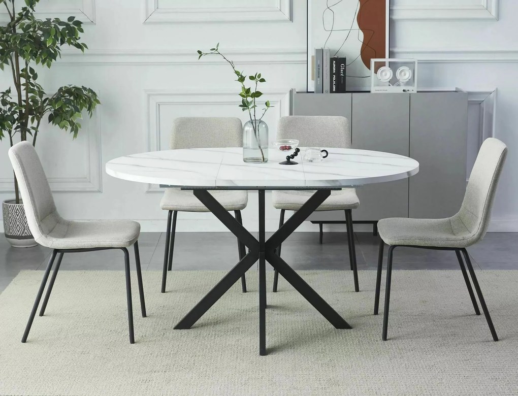 Jedálenský rozkladací stôl Gaston 100/135 cm - výber z 2 prevedení