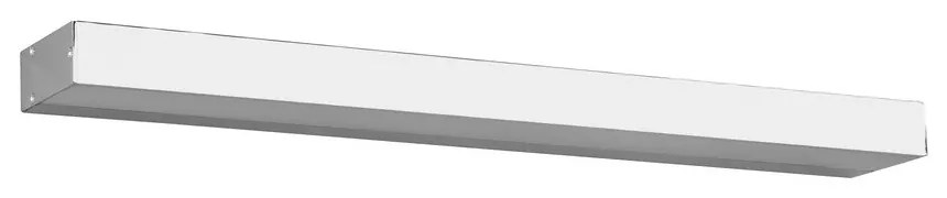 LED nástenné svietidlo v lesklej striebornej farbe (dĺžka 60 cm) Rocco - Trio