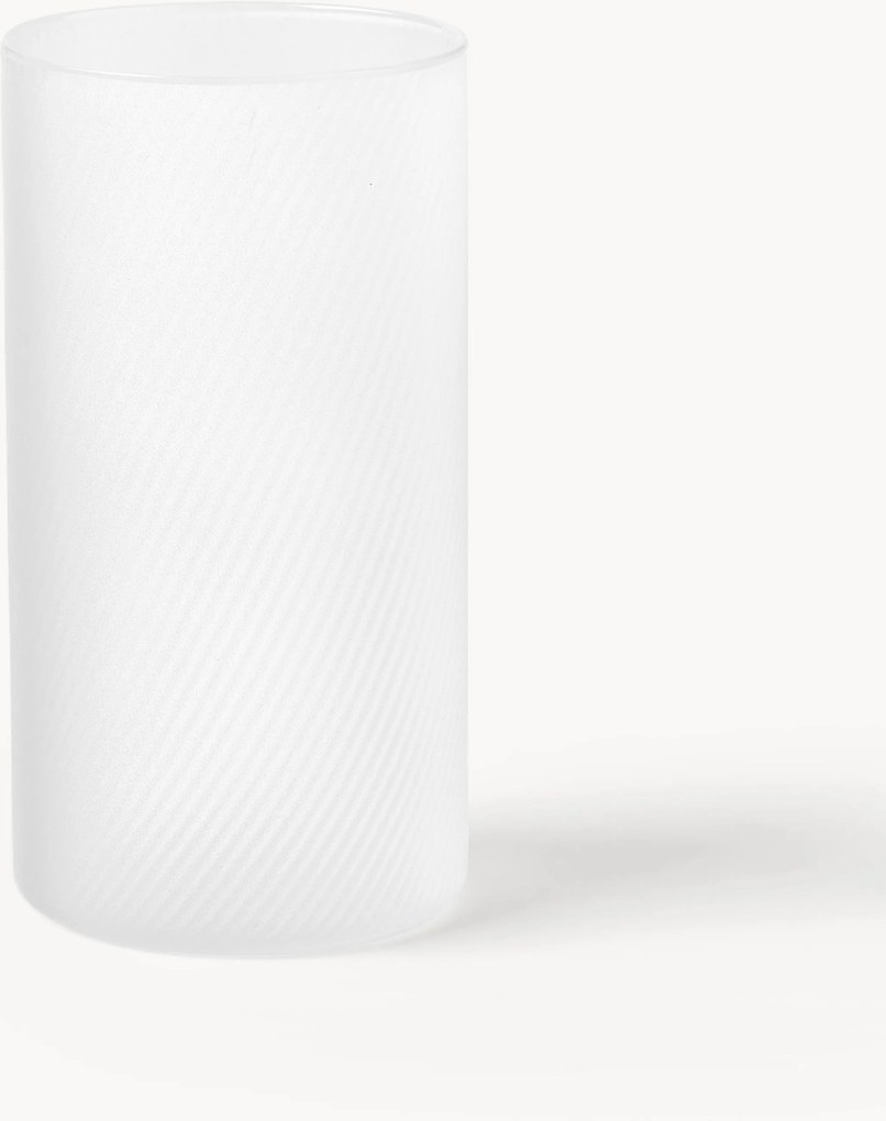 Ručne fúkané poháre na kokteily Limon, 4 ks