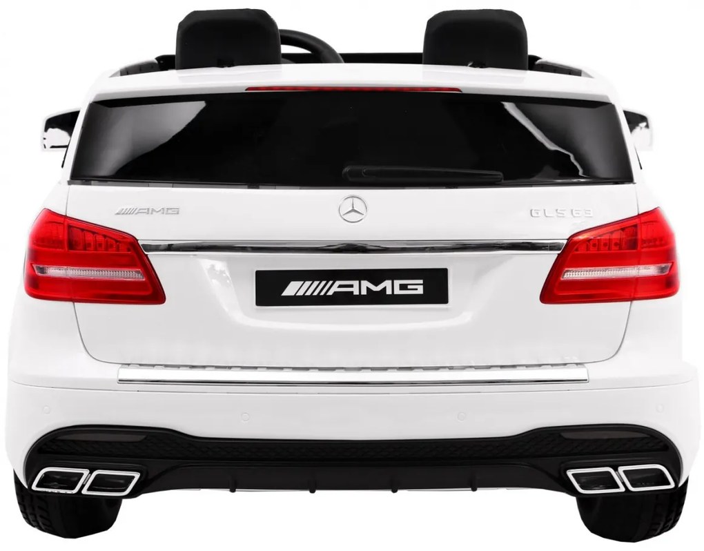 Elektrické autíčko Mercedes AMG GLS63 - biele