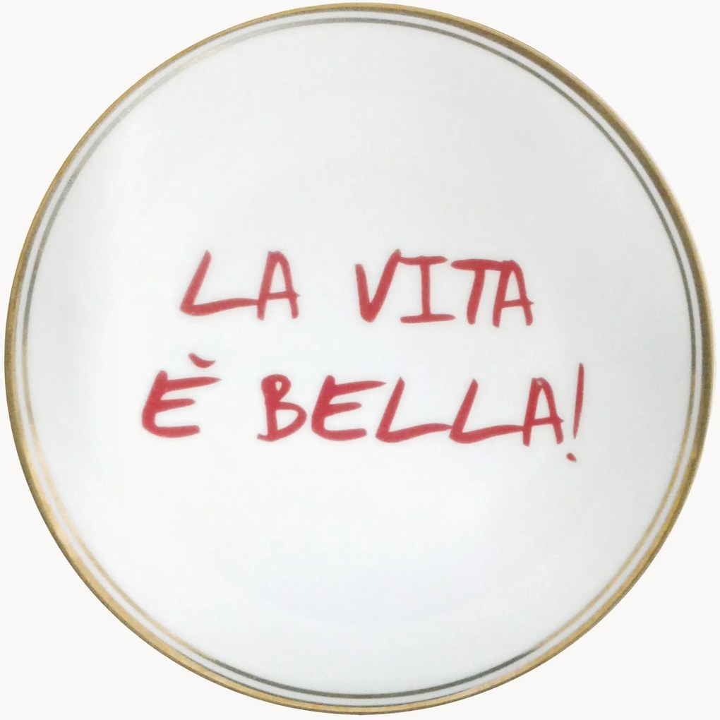 Ručne vyrobený dezertný tanier Tavola Scomposta