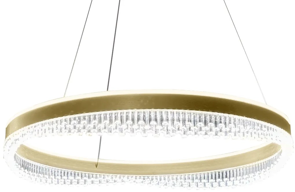 Závesné LED svietidlo Preciosa, 1x LED 52w, 4000k, g