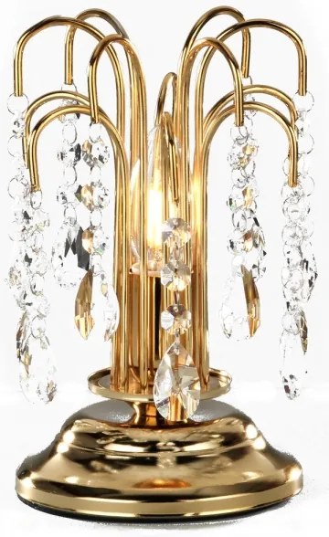 ONLI - Stolná lampa PIOGGIA 1xE14/6W/230V zlatá