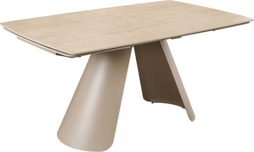 Rozkladací keramický jedálenský stôl Belinda 160-240 cm béžový