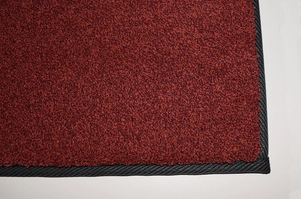 Kusový koberec Supersoft s bordurou 110 červený, 80x150, červená, spálňa, Tapibel