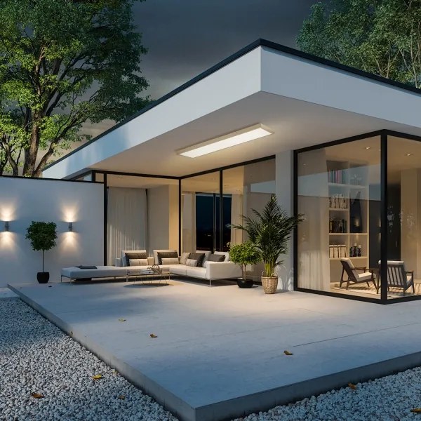 Brilagi-LED Stmievateľné kúpeľňové svietidlo FRAME SMART LED/50W/230V 120x30 IP44 + diaľkové ovládanie