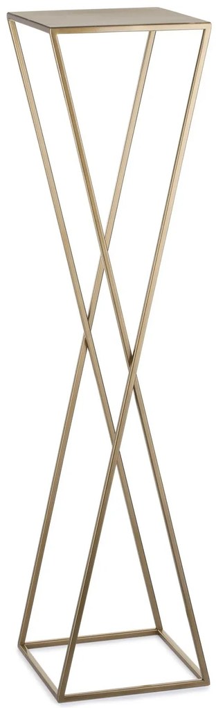 STOJAN NA KVETINÁČ LOFT1 100X24X24 CM ZLATÁ