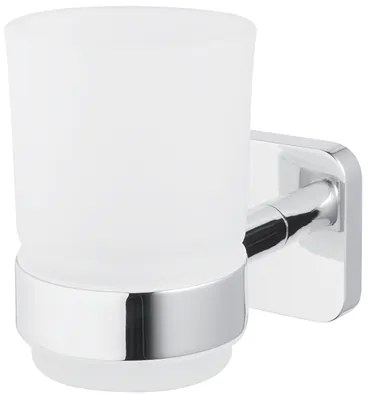 BISK Erga Forte, pohár na zubné kefky, chrómová, ERG-06829
