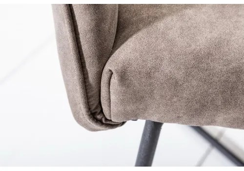 Stolička 42475 Loft Mikrofaser Taupe  - Komfort-nábytok