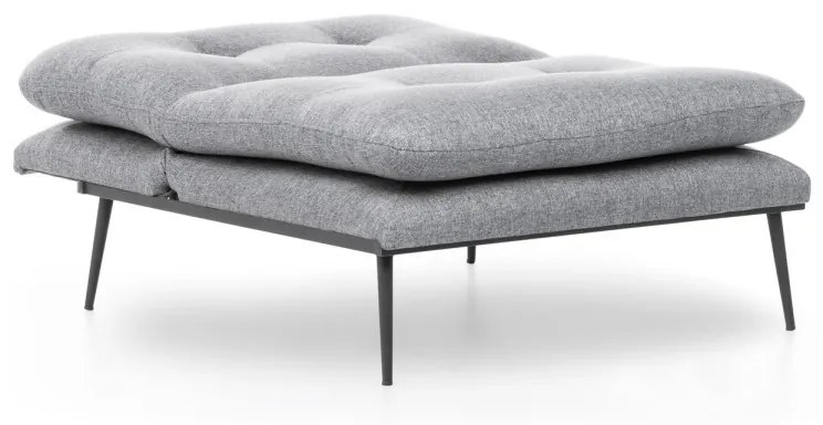 Rozkladacie kreslo Martin sivé