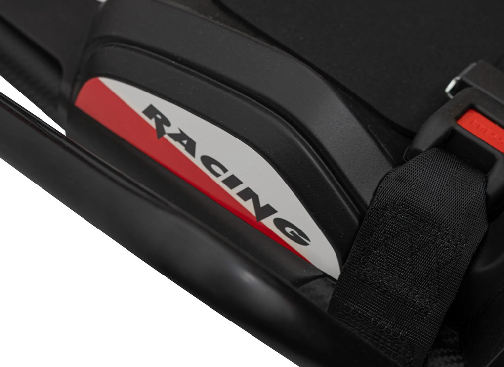 Ramiz Motokára na batérie Fast 3 Drift pre deti Červená + funkcia Drift + motory 2x150W + rádio LED + pásy