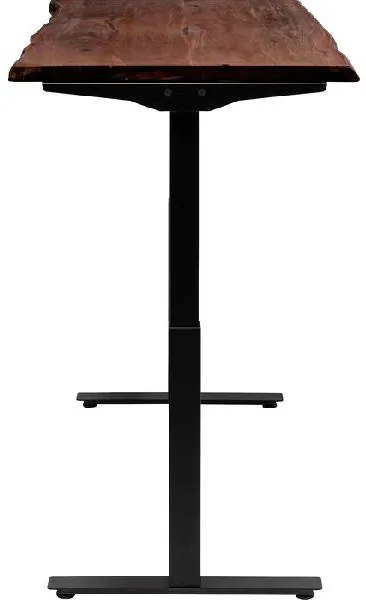Office Harmony Dark písací stôl 200x100 cm tmavohnedý