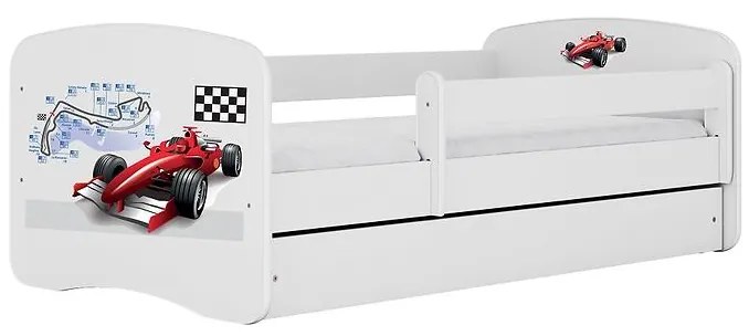 Detská Posteľ. Babydreams+Sz+M biela 80x160 Formula