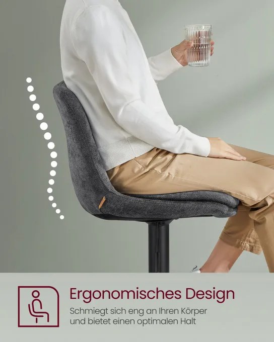 Set dvoch barových stoličiek LJB195G02