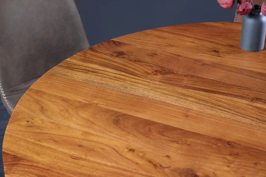 Jedálenský stôl MAISON JADE 140 cm masívne akáciové drevo