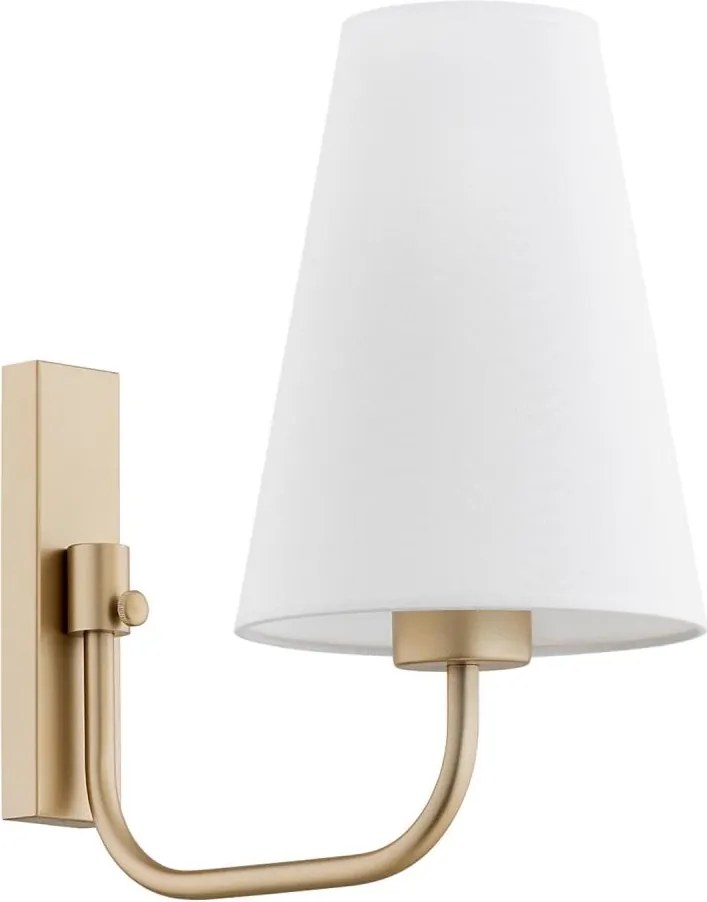 Argon 8312 - Nástenná lampa SAFIANO 1xE27/15W/230V zlatá