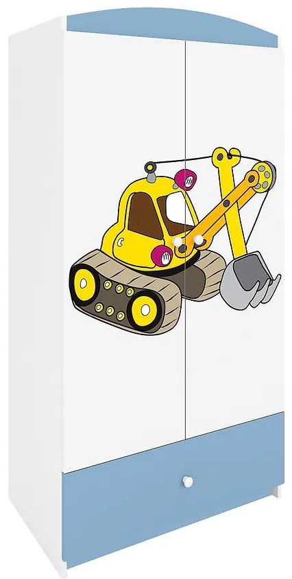 Skriňa Babydreams Modrá – Rýpadlo