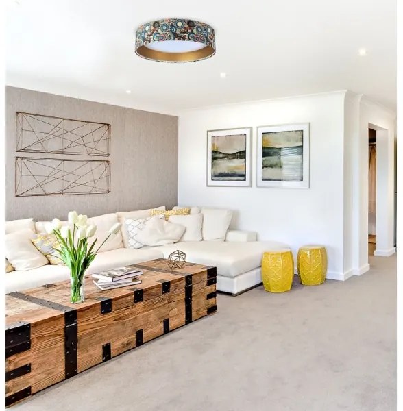 LED Stmievateľné svietidlo SMART GALAXY LED/24W/230V pr. 45 cm Wi-Fi Tuya + DO