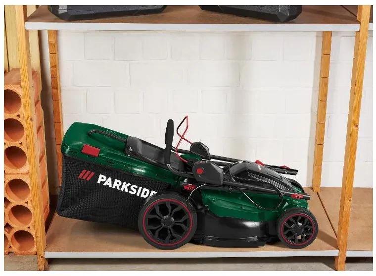 Parkside® Aku kosačka na trávu Prma 40-Li D2 + Akumulátor PAP 20 B3 20 V/4 Ah, 2 kusy + Nabíjačka akumulátora 20 V/4,5 A PLG 20 C3 (800010128)