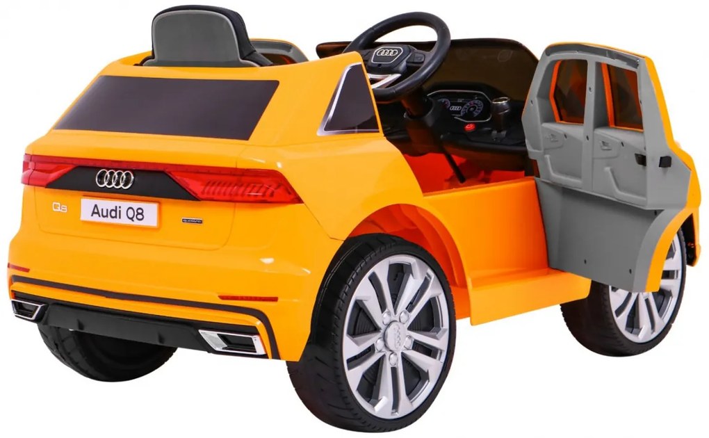 RAMIZ Elektrické autíčko RS AUDI Q8 JJ2066 - žlté