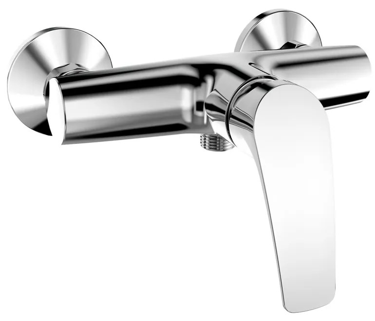 Mereo Mereo, Sprchová nástenná batéria, Eve, bez príslušenstva, 150 mm, chróm, MER-CBV60103