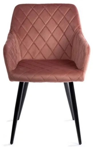 SADA 2x Jedálenská stolička RICO ružová