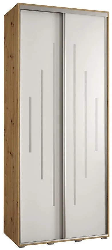 Skriňa 45 Canaris 12 110 artisan/biela/silver