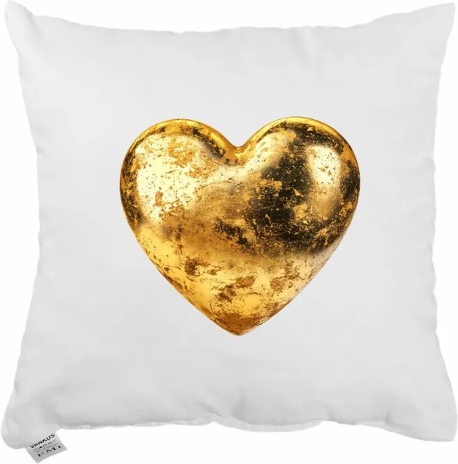 Dekoratívny vankúš Golden Heart 40x40 cm EMI