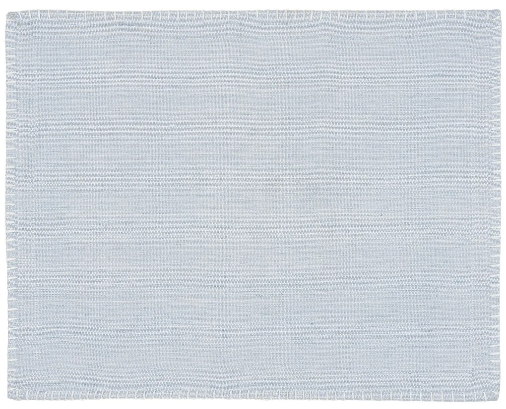 IB LAURSEN Bavlnené prestieranie Dusty Blue/ White