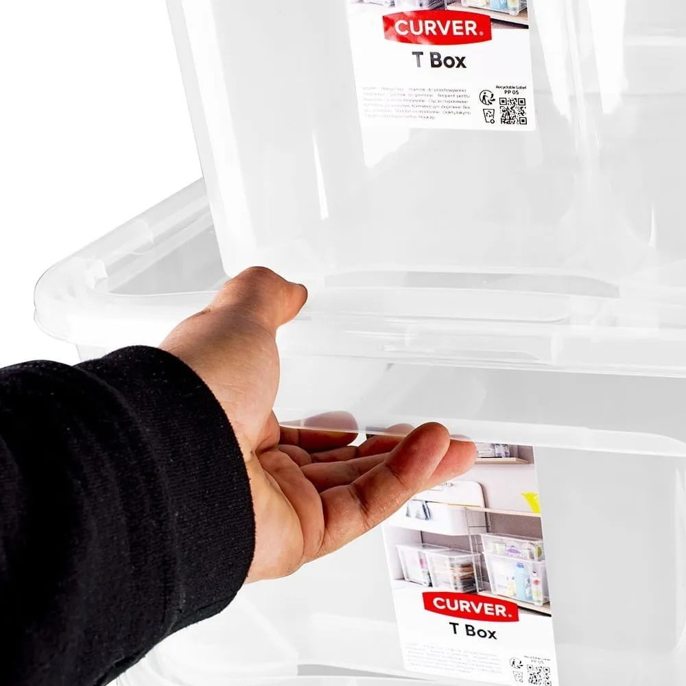 Plastový úložný box s vekom T box - Curver
