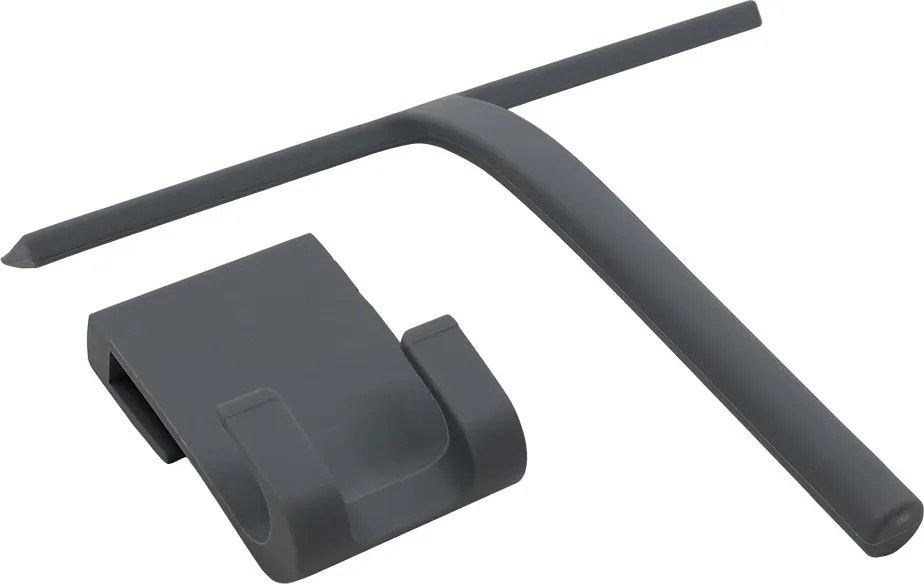 Mereo Mereo, stierka na sklo silikónová, 280 mm, s držiakom, šedá, MER-CK20G