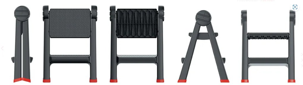 Schůdky Tritan Ladder černo-červené