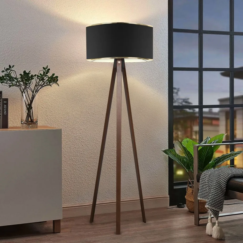 Stojacia lampa AYD II 140 cm čierna