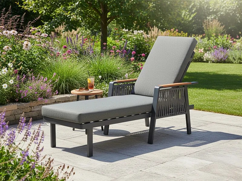 CH Luxusné záhradné hliníkové ležadlo Skopje