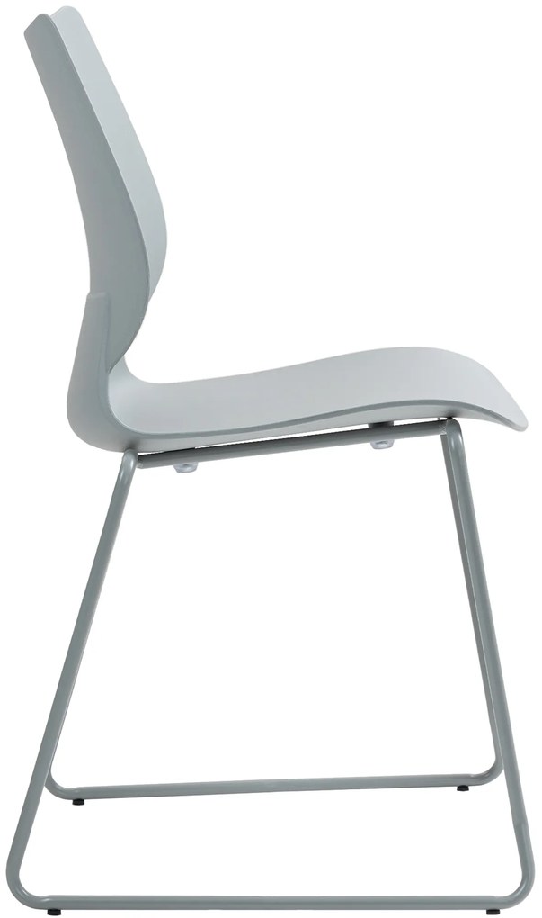 Sada 2 ks stoličiek Houma - sivá