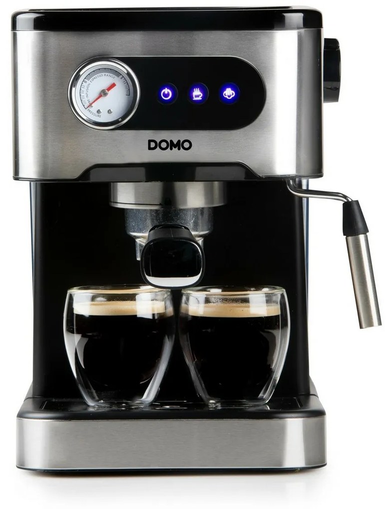 DOMO DO1138K pákový espresso kávovar, čierna